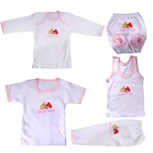 ست نوزادی 5 تکه وچیون طرح Angry Birds مدلPink8002