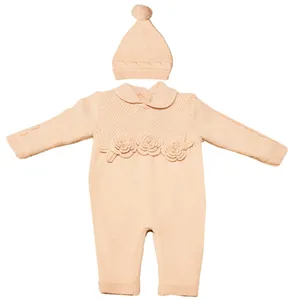 ست سرهمی و کلاه نوزادی نیپرلند مدل 6401 pink