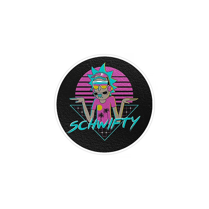 استیکر لپ تاپ ماسا دیزاین طرح Rick and Morty مدل STK746