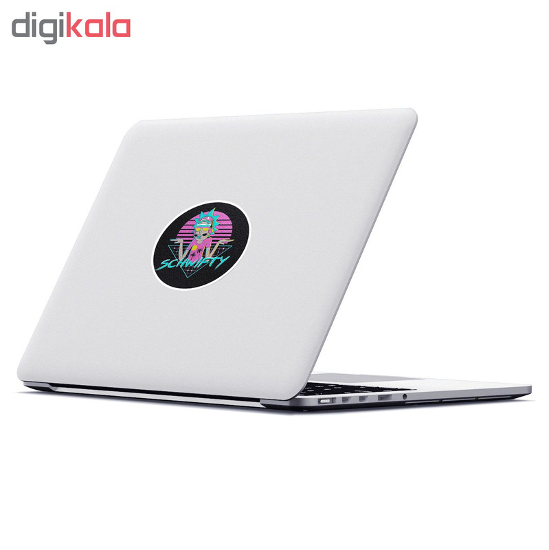 استیکر لپ تاپ ماسا دیزاین طرح Rick and Morty مدل STK746