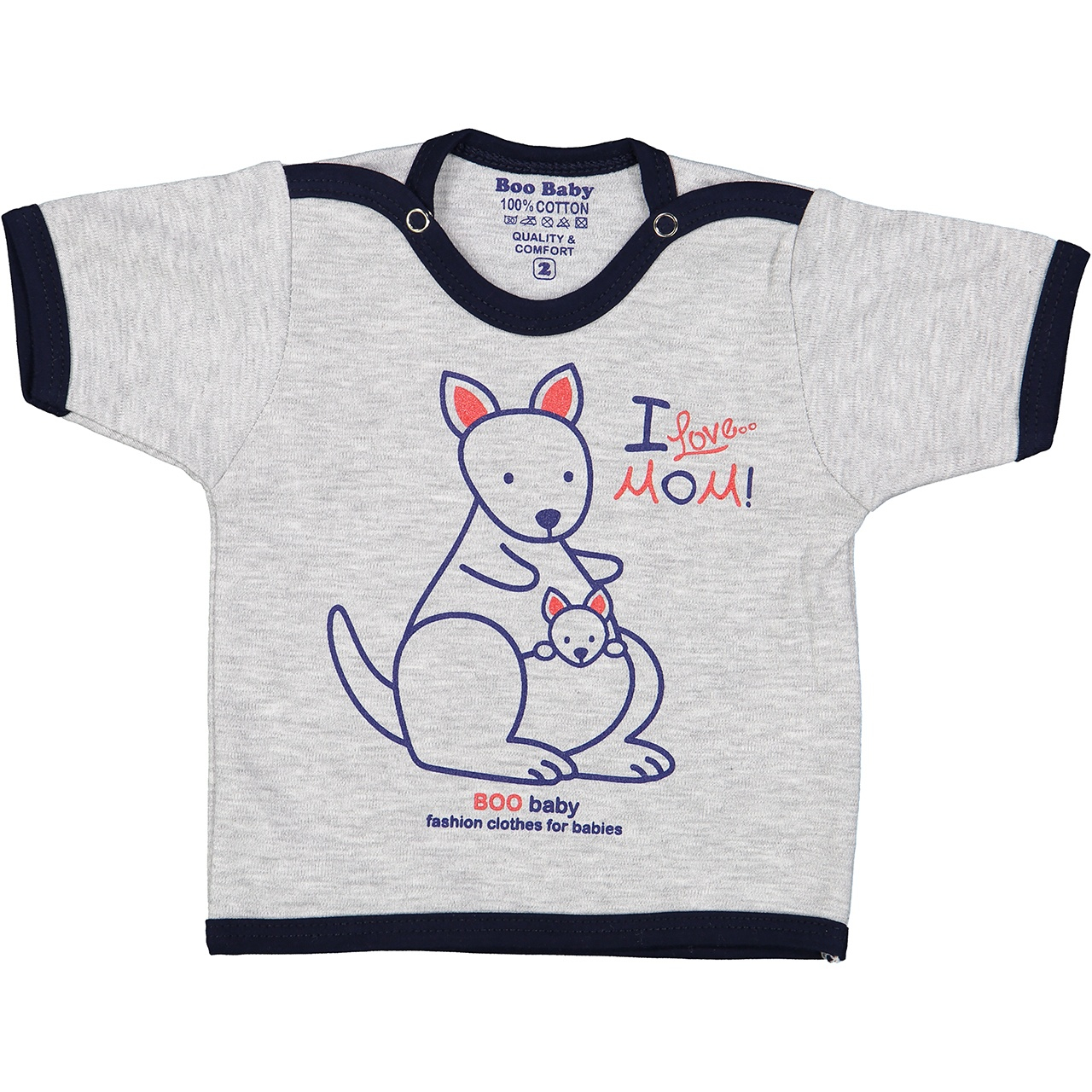 تی شرت بیبی بو مدل kangaroo