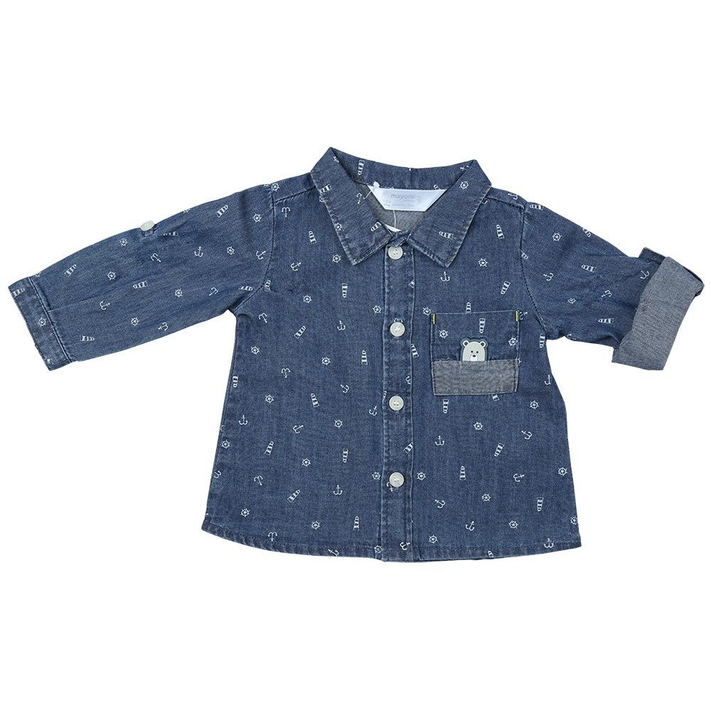 پیراهن نوزادی پسرانه مایورال مدل MY02106-5