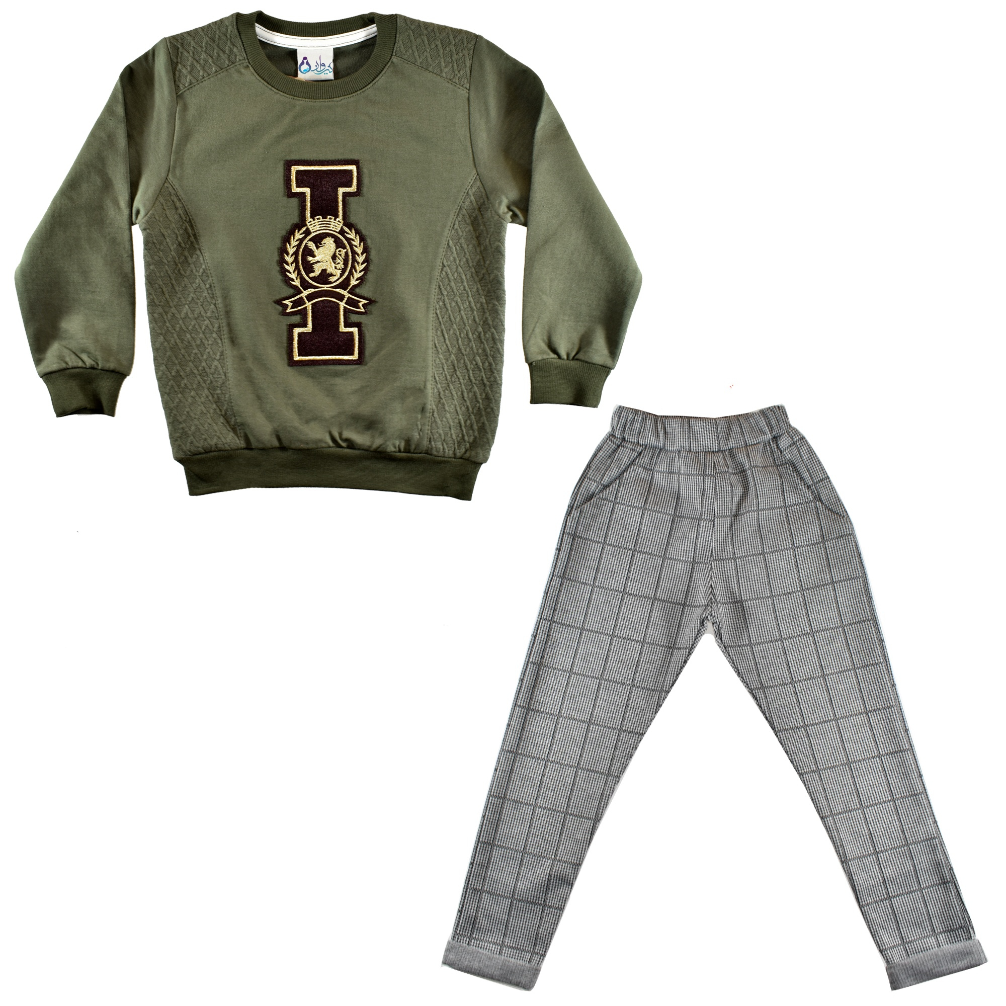 ست 2 تکه لباس پسرانه نیروان طرح 88 کد 1