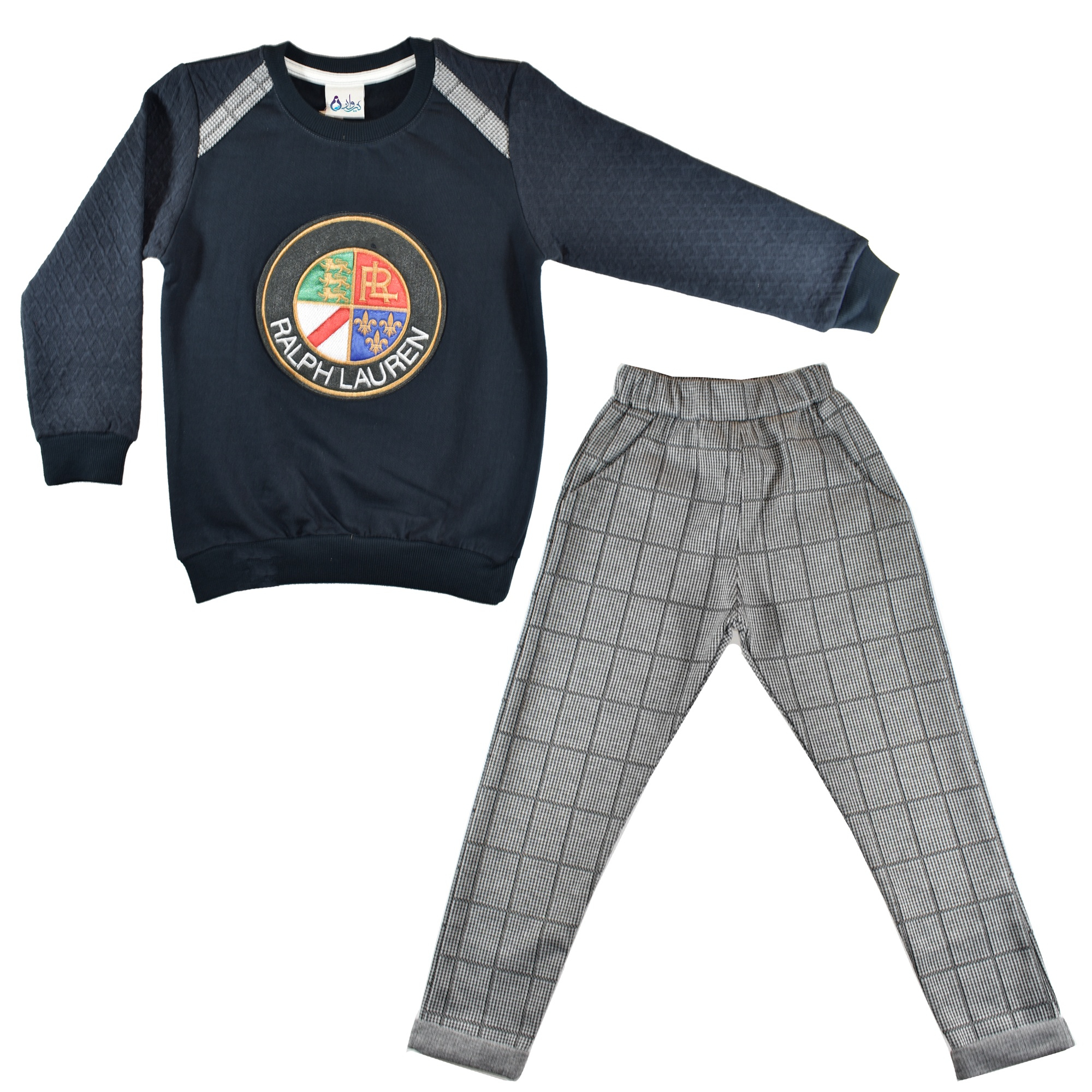 ست لباس پسرانه نیروان طرح 86 کد 3