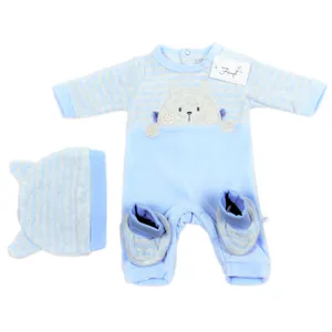 ست 3 تکه لباس نوزادی فیورلا مدل 3827