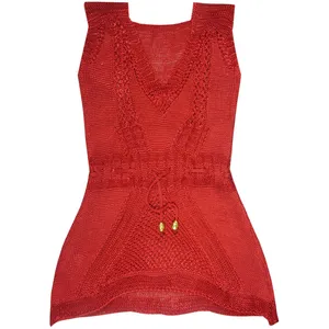 پیراهن بچگانه مدل texture رنگ قرمز