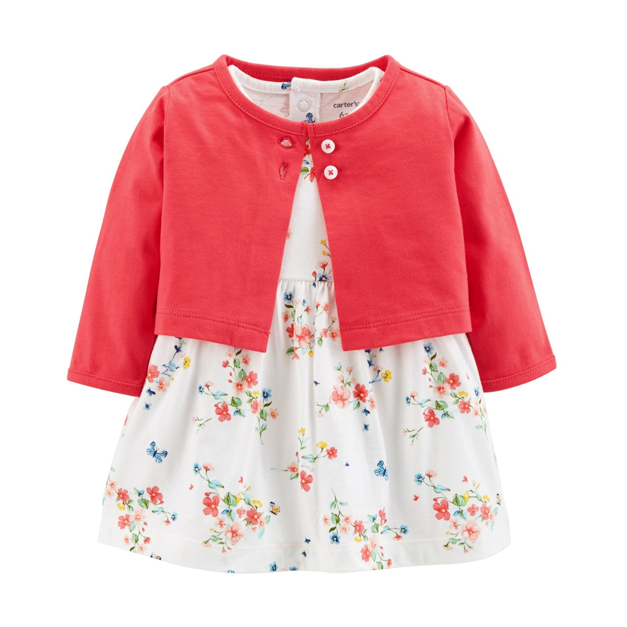 ست 2 تکه لباس نوزادی دخترانه کارترز مدل 831