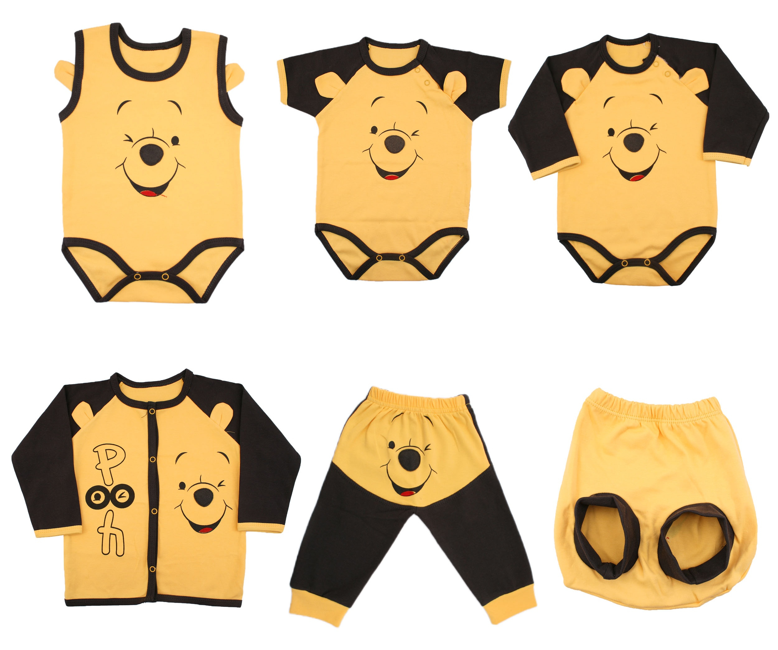 ست لباس پسرانه مدل 236 مجموعه شش عددی