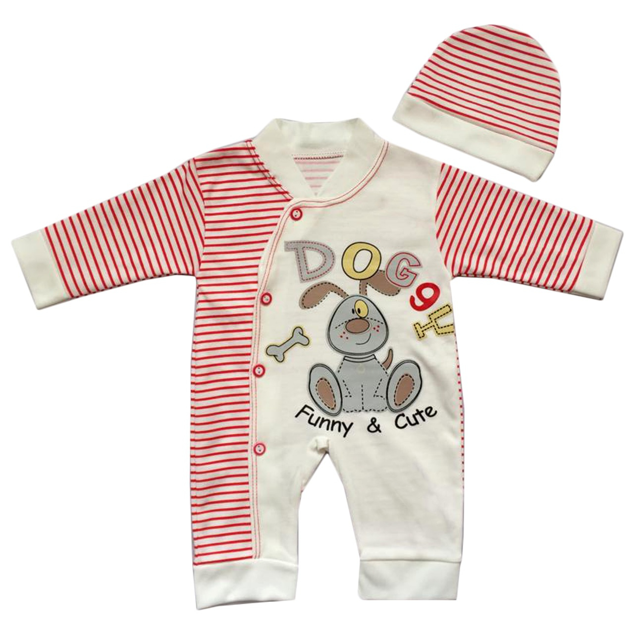 ست 2 تکه لباس نوزادی مدل Funny 2