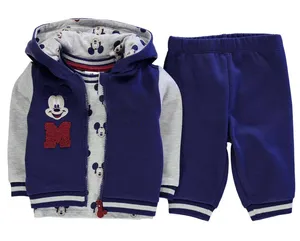 ست 3 تکه لباس پسرانه میکی موس مدل 005