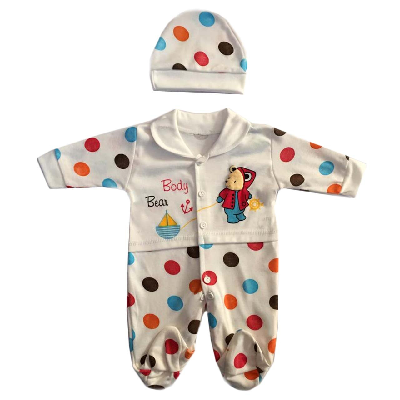 ست لباس نوزادی مدل قایق کد A3