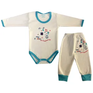 ست لباس نوزادی شاهین مدل sleepy frends