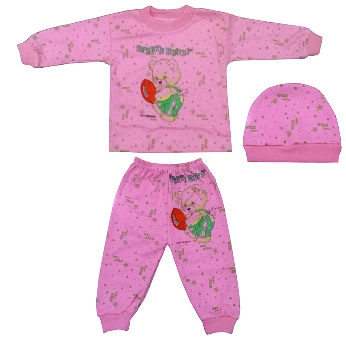 ست 3 تکه لباس نوزادی مدل 10_98