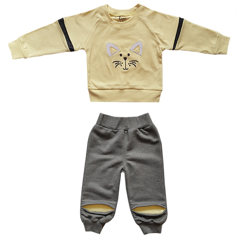 ست 2 تکه لباس نوزادی تاپیک مدل S2527