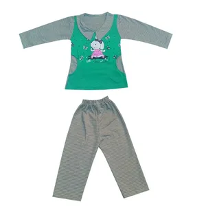 ست تی شرت وشلوار دخترانه مدل 50