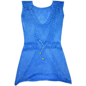 پیراهن بچگانه مدل texture رنگ آبی