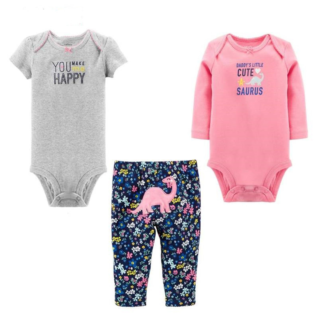 ست 3 تکه لباس دخترانه کارترز  مدل سرینتی پیتی کد 2087