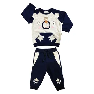 ست بلوز و شلوار نوزادی سبی مدل L3503