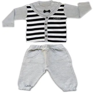 ست دو تکه لباس پسرانه کوکالو مدل پاپیون