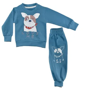 ست سویشرت و شلوار پسرانه نیروان طرح 110 کد 2