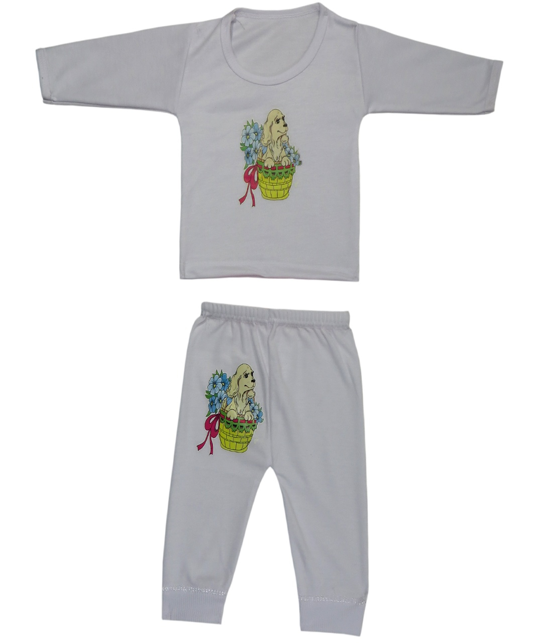 ست تی شرت و شلوار نوزادی مدلSA01