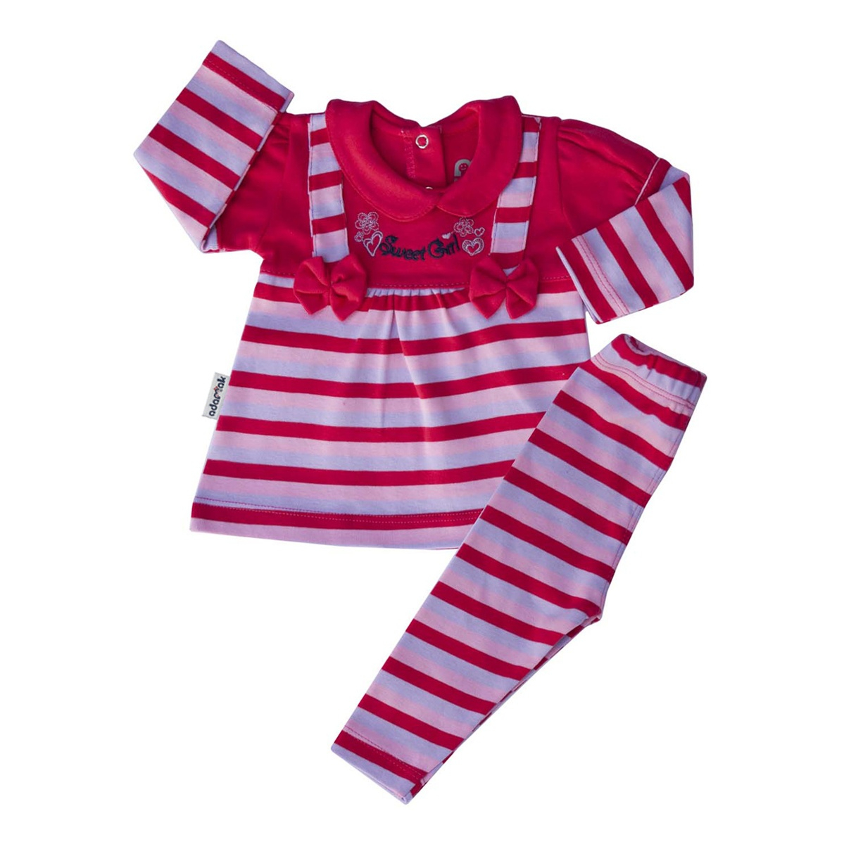 ست 2 تکه لباس دخترانه آدمک مدل 114001G