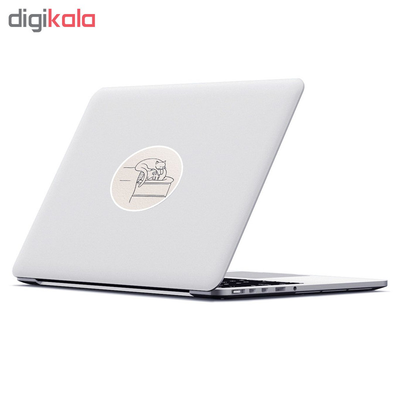 استیکر لپ تاپ ماسا دیزاین طرح گربه مدل STK753