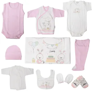 ست لباس نوزادی ببی تف  طرح خرگوش کد 01 مجموعه 10 عددی
