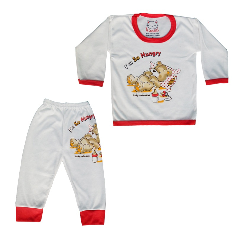 ست دو تکه لباس نوزادی بانی نی بیبی مدل 203