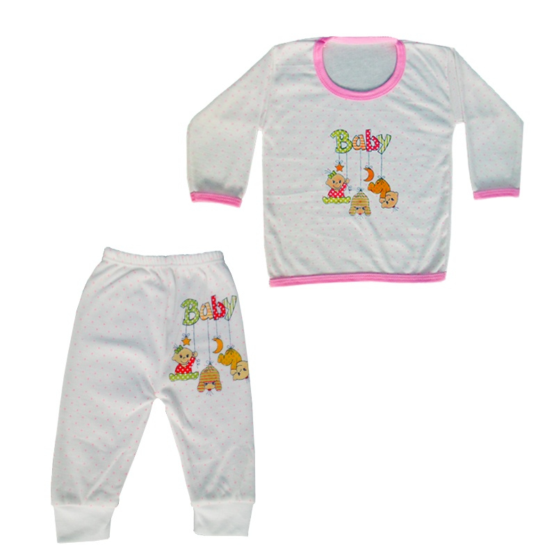 ست دو تکه لباس نوزادی مدل 205