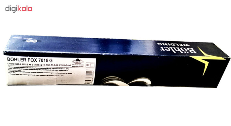 الکترود جوشکاری بهلر کد FOX 7018-G وزن 5.9 کیلوگرم الکترود جوشکاری بهلر کد FOX 7018-G وزن 5.9 کیلوگرم