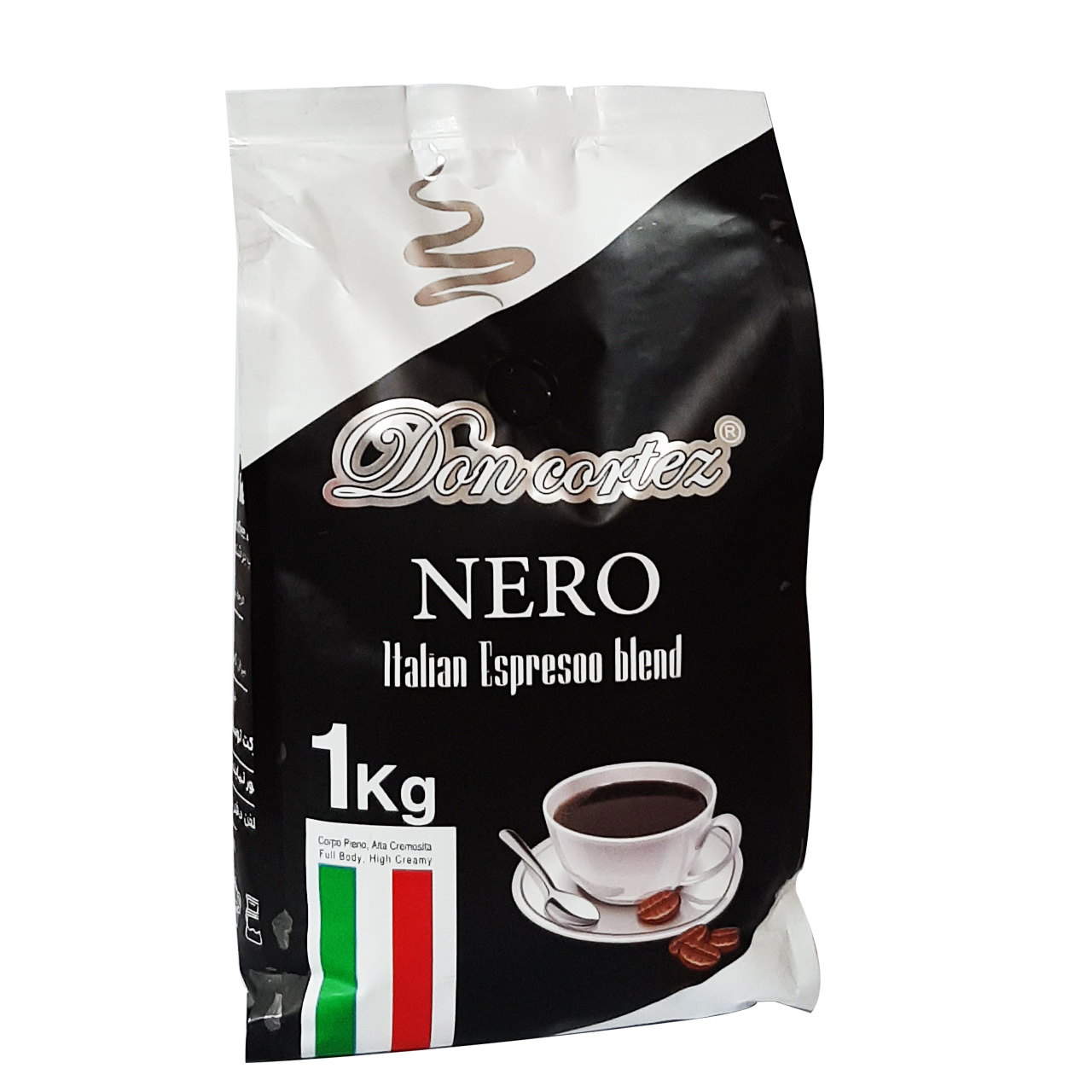 دانه قهوه دن کورتز مدل Nero مقدار 1000 گرم