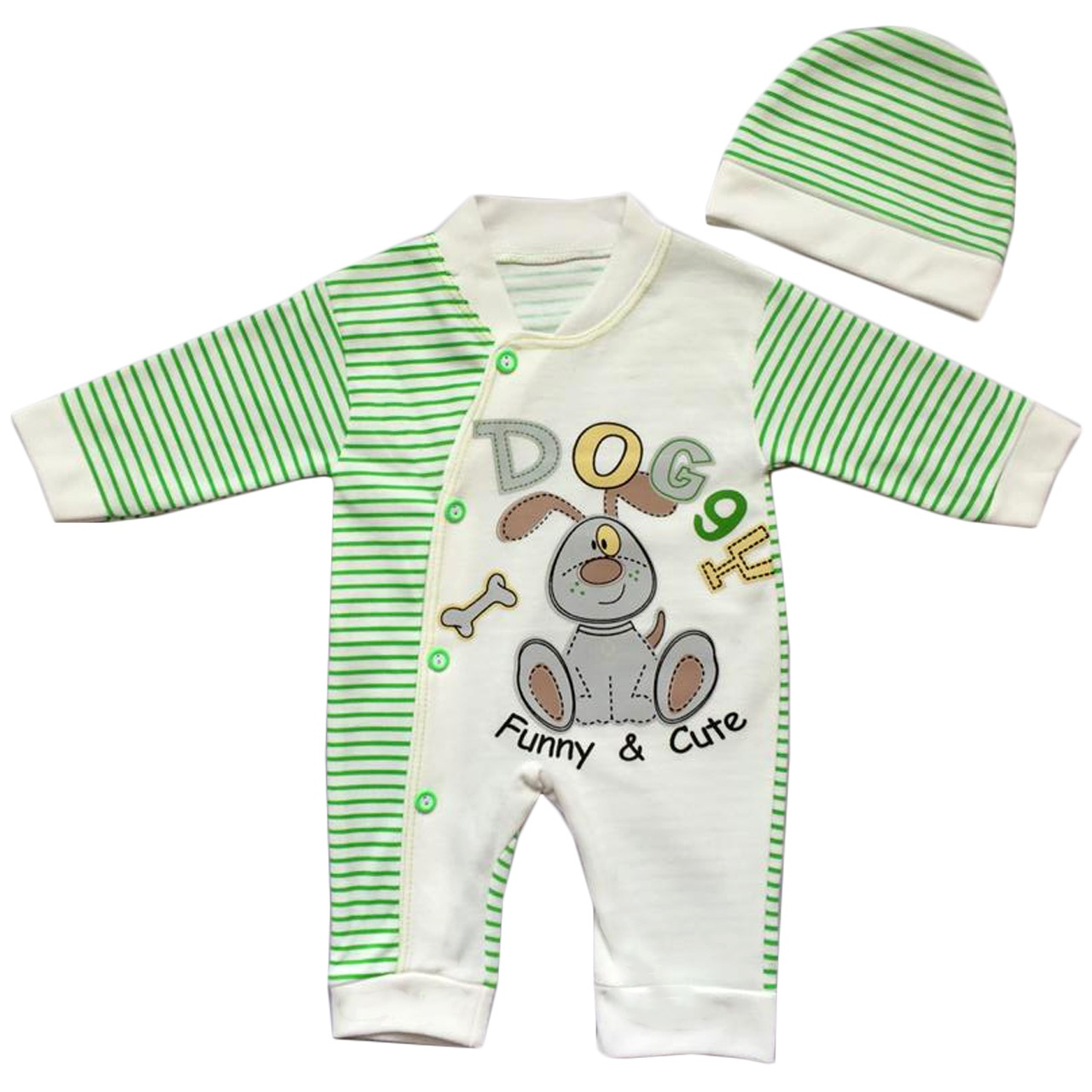 ست 2 تکه لباس نوزادی مدل Funny 1