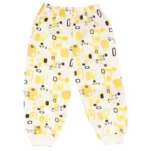 شلوار بچگانه طرح YellowCube