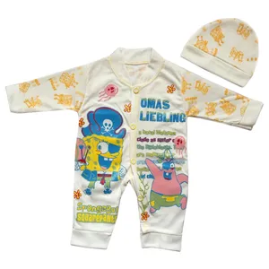 ست 2 تکه لباس نوزادی مدل spongebob 2