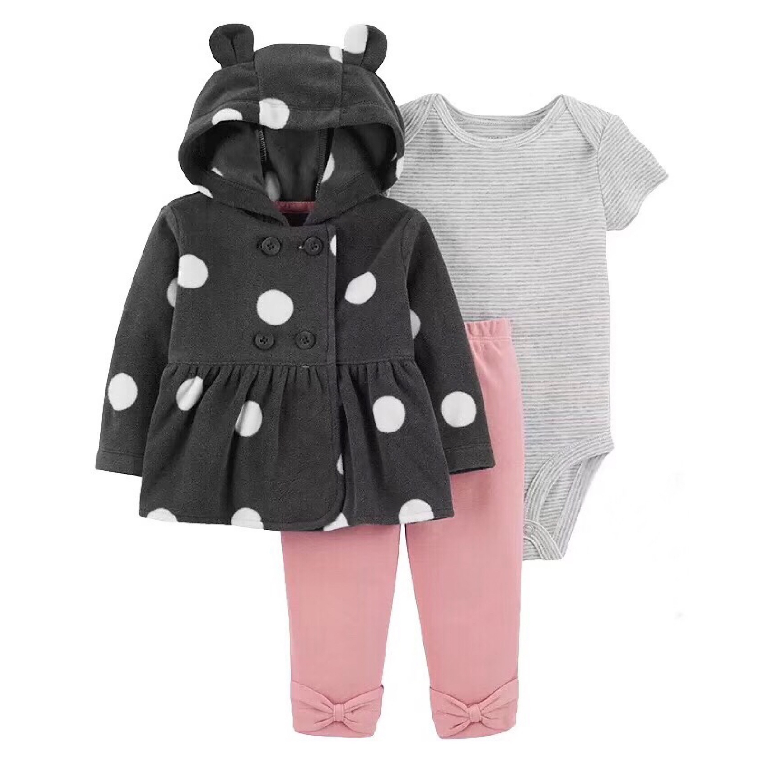 ست 3تکه لباس دخترانه کارترز مدل 765