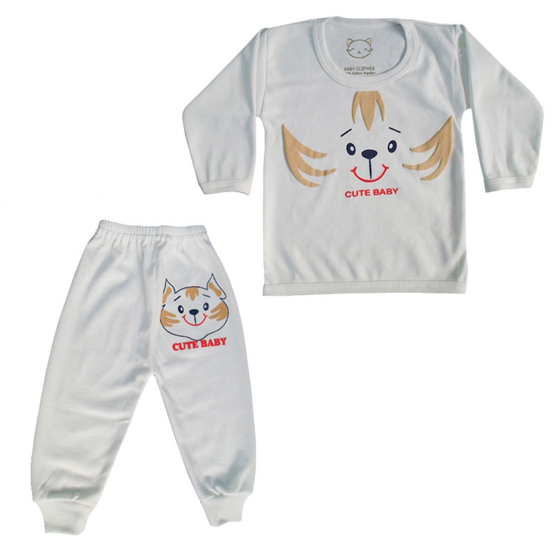 ست دو تکه لباس نوزادی مدل 202