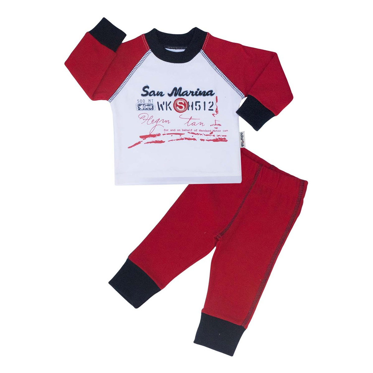 ست دو تکه لباس پسرانه آدمک مدل 1167011R