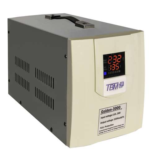 استابلایزر تی بی ام مدل servo motor-2020 ظرفیت 3000 ولت آمپر