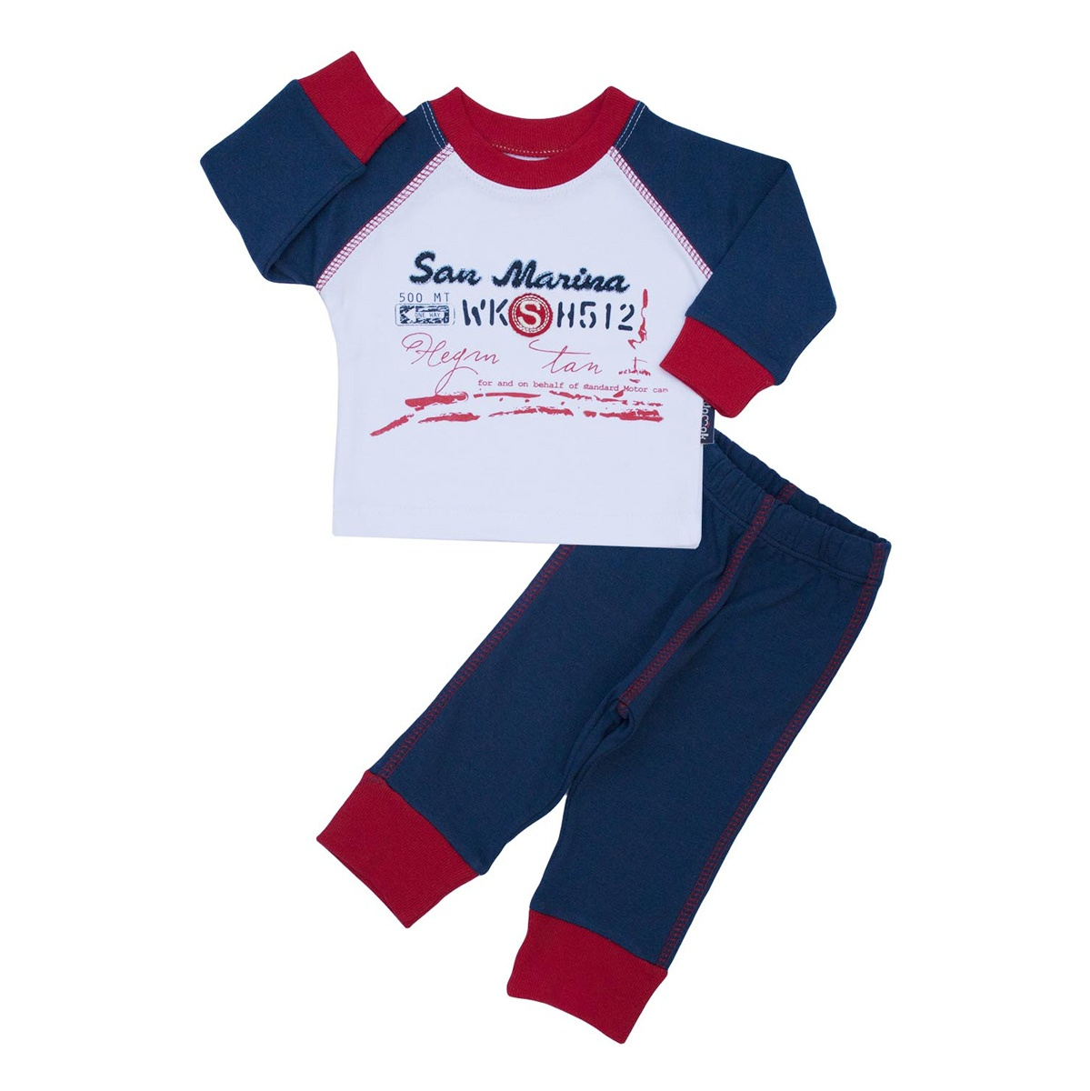 ست دو تکه لباس پسرانه آدمک مدل 1167011N