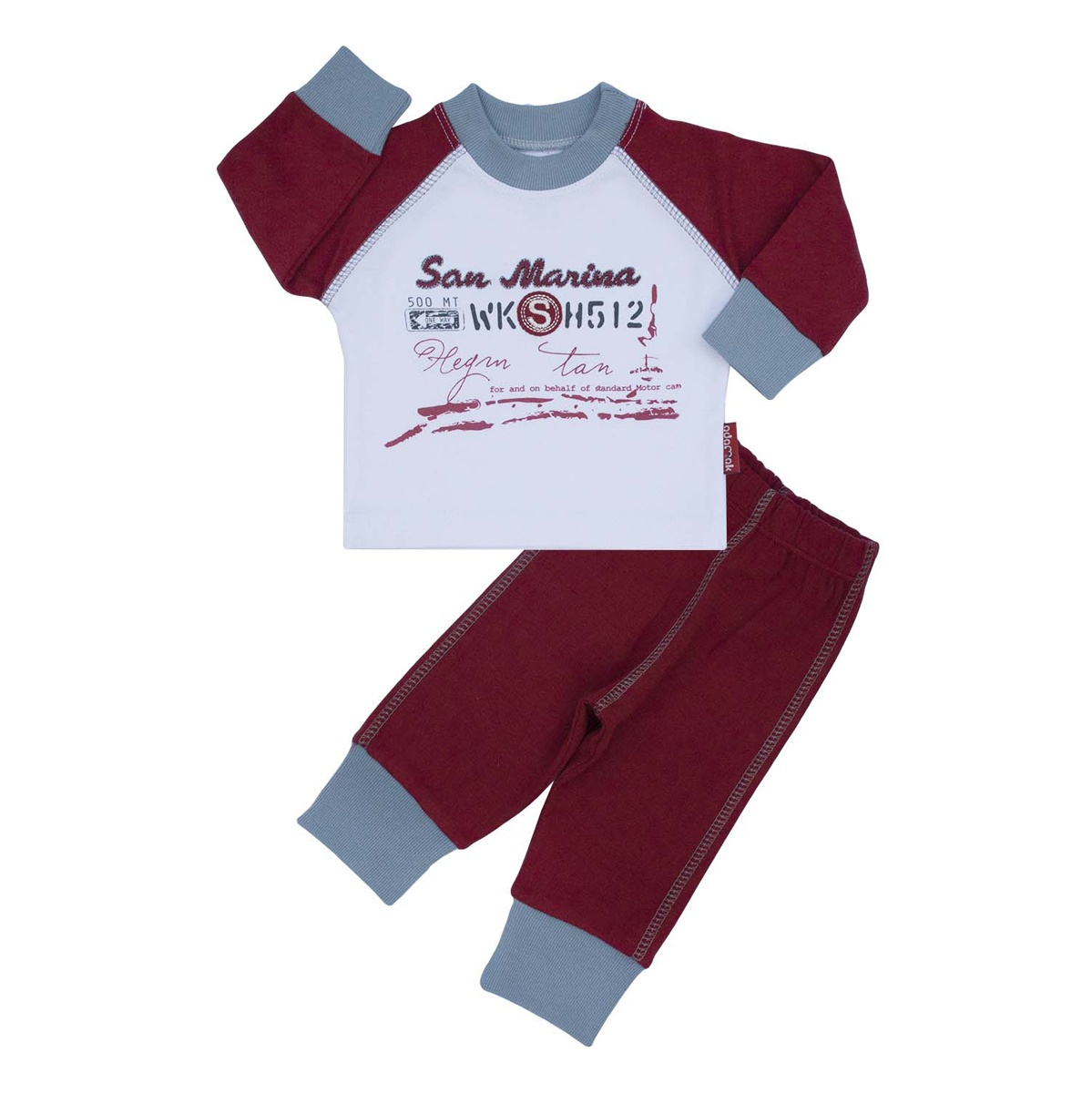 ست دو تکه لباس پسرانه آدمک مدل 1167011D