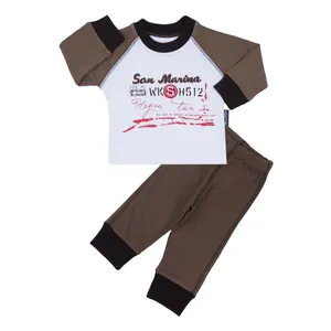 ست دو تکه لباس پسرانه آدمک مدل 1167011BR