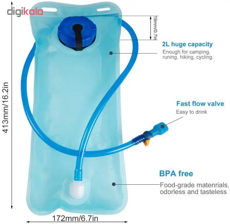 کمل بک کد 512 گنجایش 2 لیتر