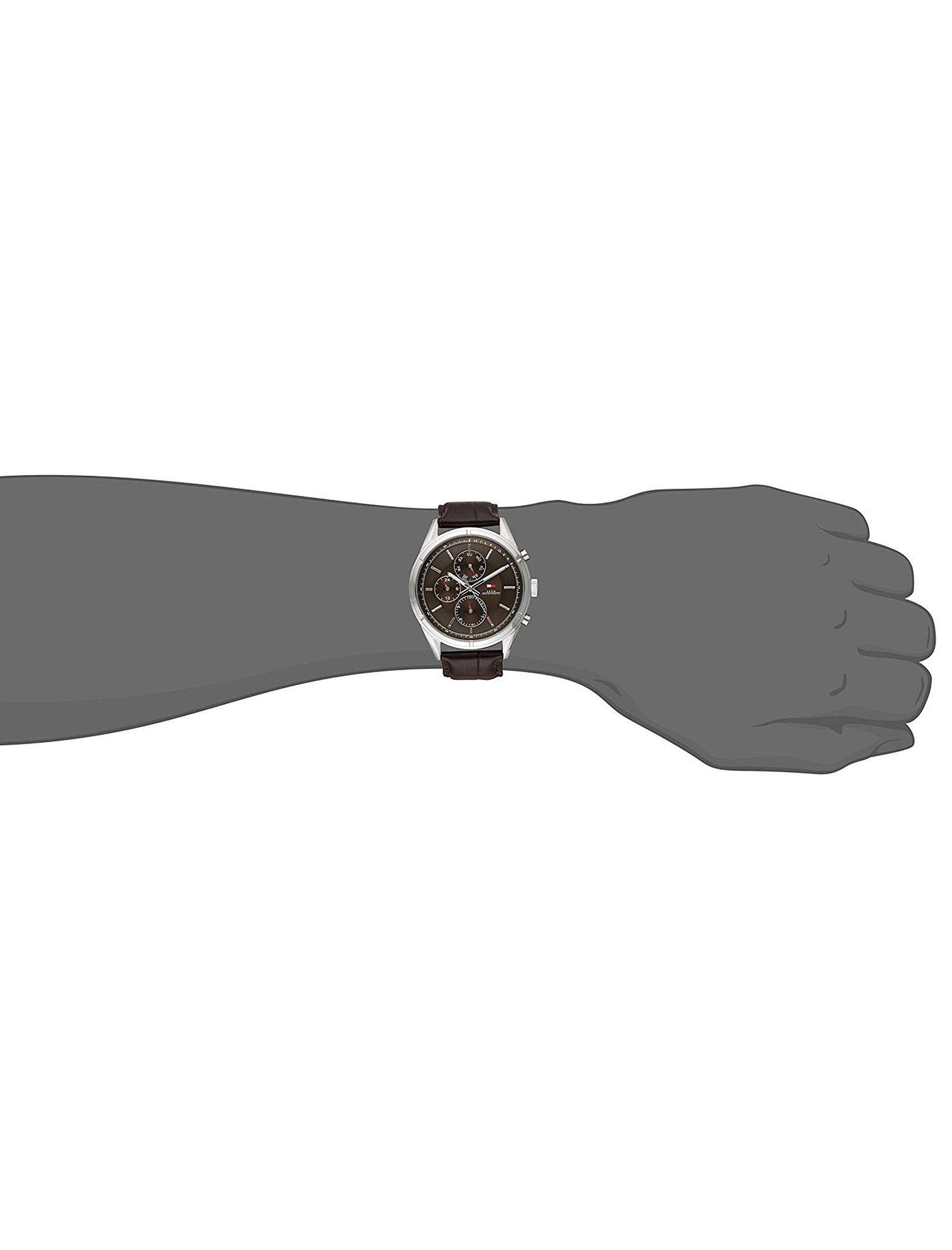 ساعت مچی عقربه ای مردانه تامی هیلفیگر مدل 1791126 - قهوه ای - 3