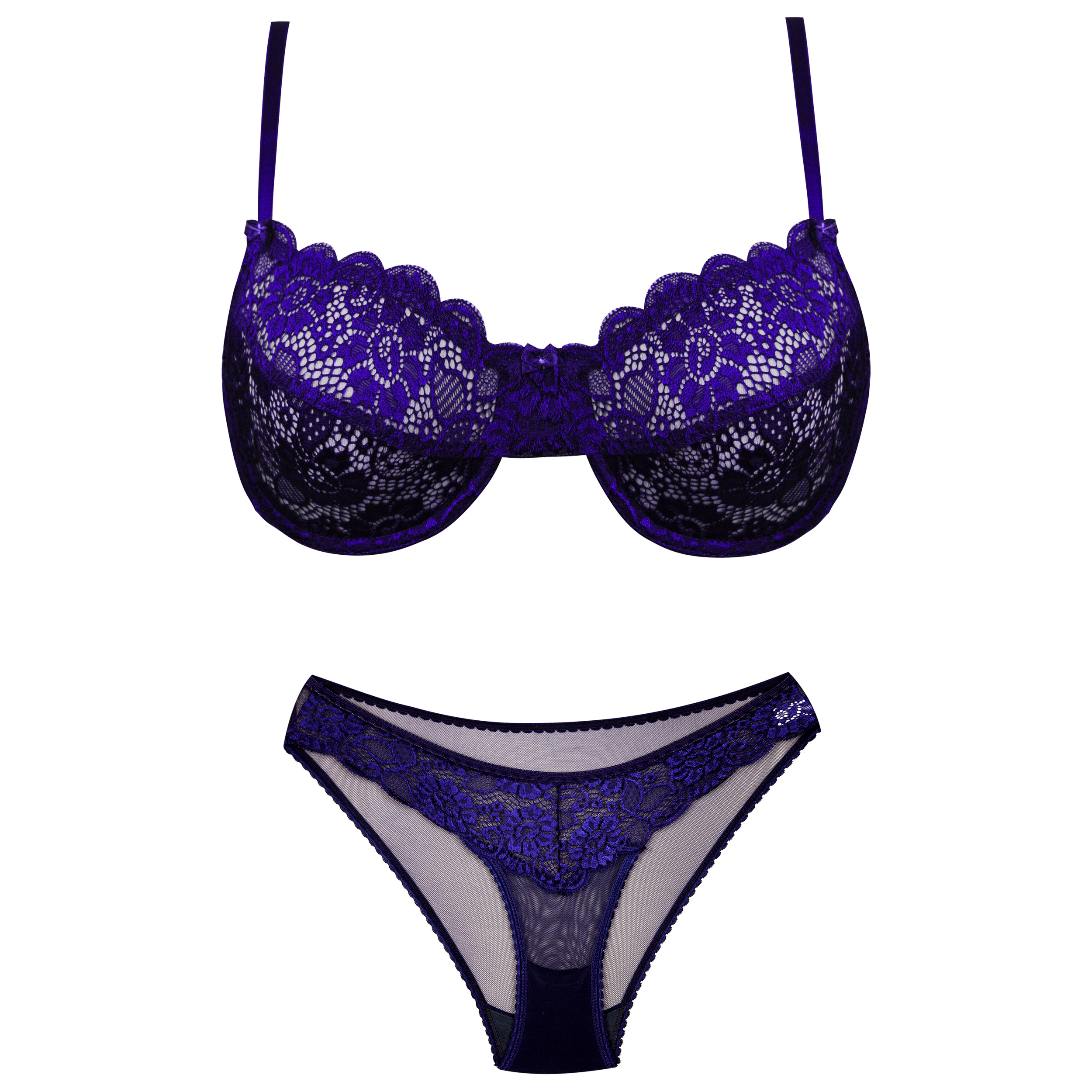 ست شورت و سوتین زنانه تی بی ان کد 3221-12404-1 رنگ آبی کاربنی