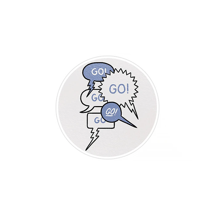استیکر لپ تاپ ماسا دیزاین طرح GO مدل STK756