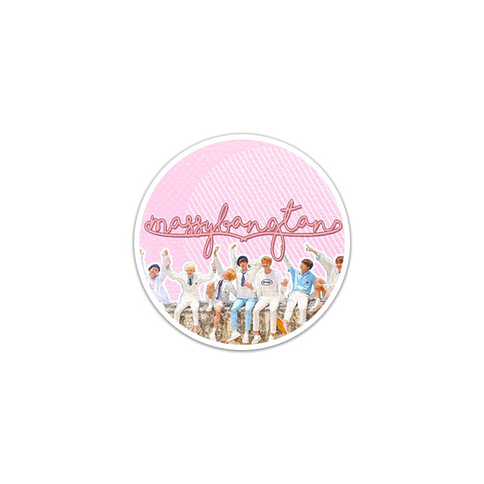 استیکر لپ تاپ ماسا دیزاین طرح BTS کد STK045