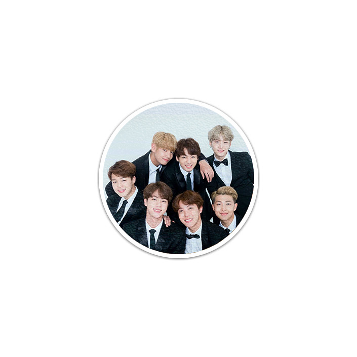 استیکر لپ تاپ ماسا دیزاین طرح BTS کد STK046