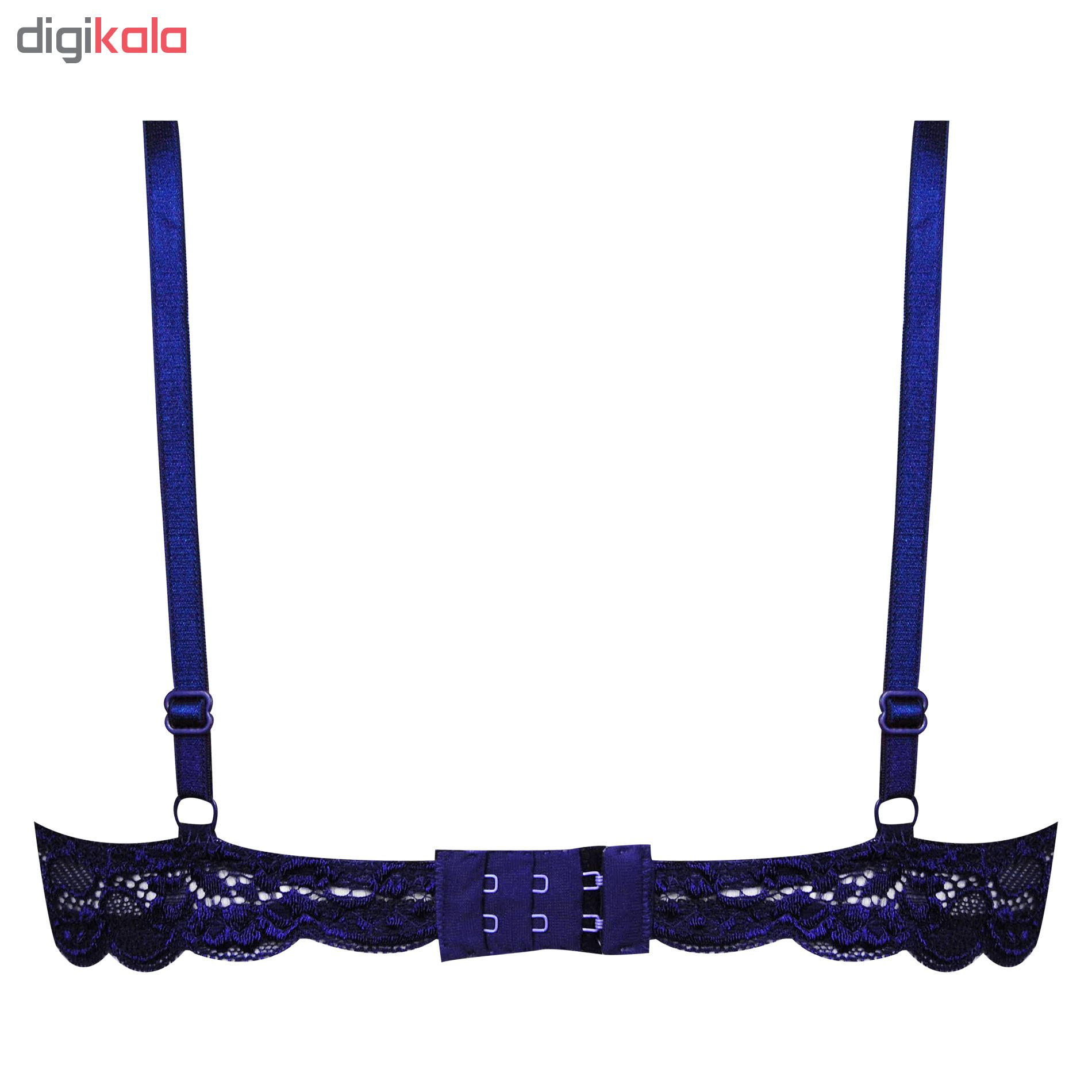 ست شورت و سوتین زنانه تی بی ان کد 3221-12404-1 رنگ آبی کاربنی