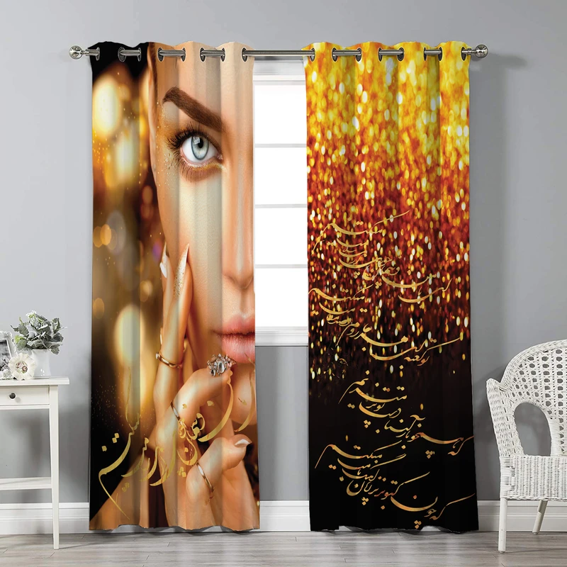 پرده نیروانا مدل pm1953 سایز 280 × 140 سانتی متر